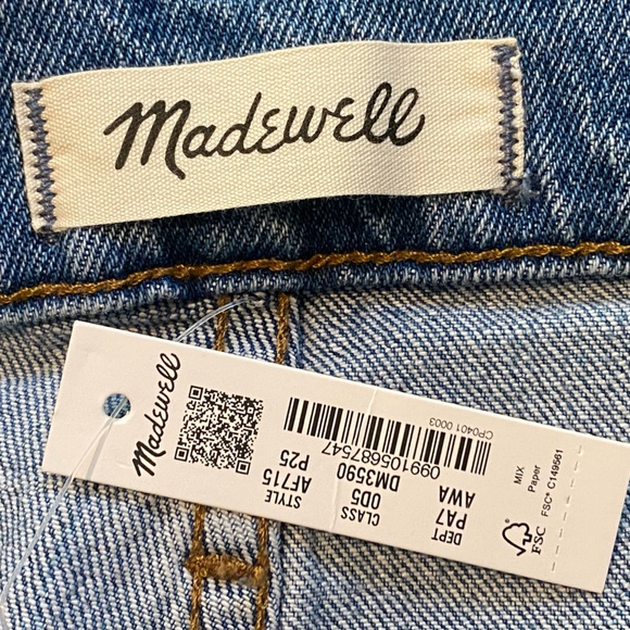 NWT Madewell The Petite Perfect Vintage Jean in Ainsworth Wash Sz. 25P - Picture 6 of 13